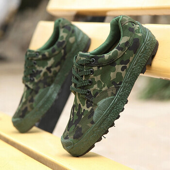 戌卫军迷鞋迷彩鞋男胶鞋解放鞋大码户外劳保鞋帆布迷彩色原版解放鞋06