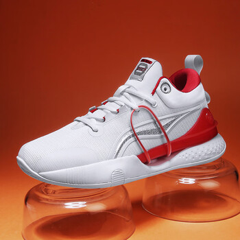 庆茂闪击8 实战篮球鞋吉米巴特勒款雷科技减震耐磨芒橘黄数学公式日落