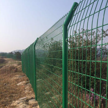 敏语铁网 铁丝网围栏防护网围栏网高速公路护栏网围山圈地果园防护网 硬塑6毫米1.8米高*3米长一套