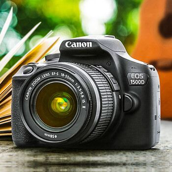 佳能(canon)eos 1500d 18-55mm 入门级单反女照相机 数码高清【618