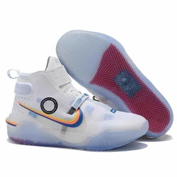 科·比12代白彩虹高帮缓震篮球鞋 白色 科比12 43