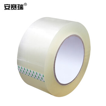 安赛瑞 透明胶带 物流快递封箱胶带 宽60mm×长100Y（5卷装） 240318