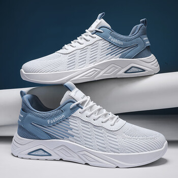 cabek男鞋夏季透气薄款飞织网面板鞋男士运动百搭休闲防臭网鞋小白潮