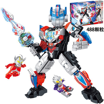 乐高乐高奥特曼积木男孩钢铁侠机甲儿童益·智拼装玩具模型礼物 绿色