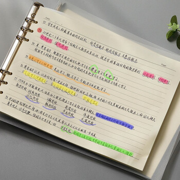 法拉蒙 faramon 活页本2本装A4大本子笔记本子加厚横向可拆卸思维导图简约大学生线圈横线日记本 
