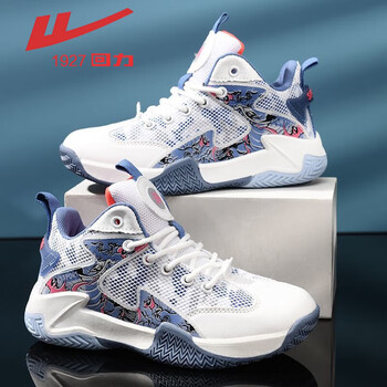 回力男鞋2023春季新款潮流百搭高帮运动鞋男士防滑耐磨户外实战篮球鞋