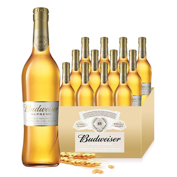 百威budweiser金尊330ml12瓶