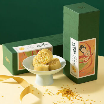 泸溪河绿豆糕老式中秋月饼桂花糕礼盒南京传统手工糕点心零食小吃
