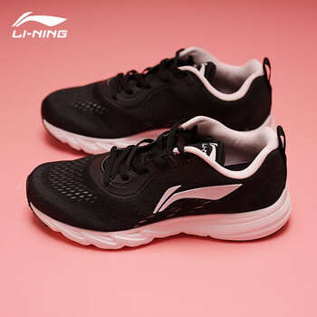 李宁女鞋跑步鞋夏季新款网面透气休闲鞋减震回弹软底女士运动鞋子