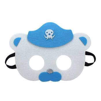海底小纵队巴克队长呱唧皮面具 儿童派对角色扮演节日眼罩 巴克队长