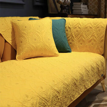 刻师傅沙发垫纯棉北欧简约轻奢风靠背巾坐垫子加厚四季通用定制沙发套