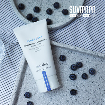 蓝莓平衡保湿洗面奶弱酸氨基酸女深层清洁学生