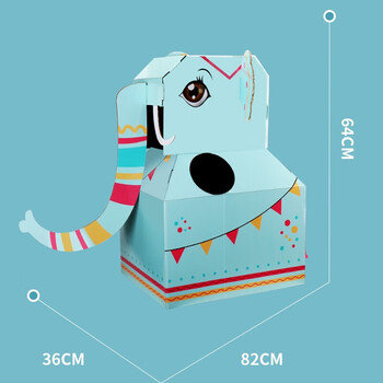 手工废物利用幼儿园飞机diy立体时装走秀直升机组装儿童亲子六一儿童