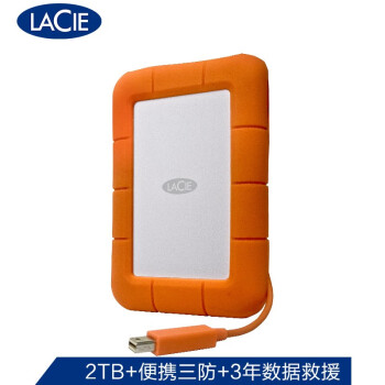 LaCie 2TB ׵ Type-C/USB3.1 ƶӲ Rugged 2.5Ӣ Я ϣݸ߶Ʒ