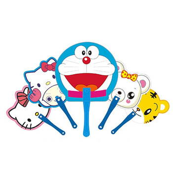 广告扇定制卡通扇子定做1000把胶扇七折扇团扇招生塑料宣传扇订做