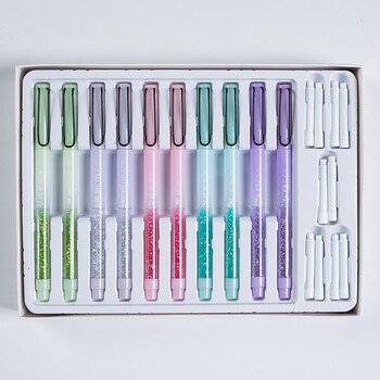 网红仙女流沙钢笔学生卡通仙女钢笔流沙墨囊钢笔换囊书写练字奖品3