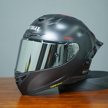 头盔摩雷士骑士网摩托车男女四季r50s赛车重机车骑行盔天才电镀银镜片