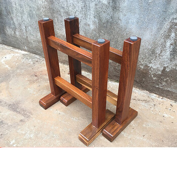 【原装进口】奥坎花梨大板桌工字架桌腿桌脚大板茶桌支架实木茶台支架