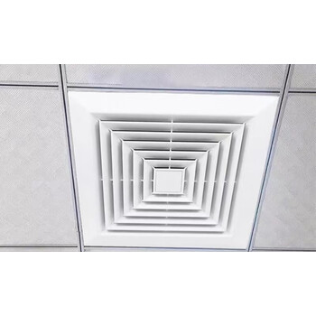 悦音集成吊顶工程换气扇66强力6060天花排气扇嵌入式排扇 塑面板_石膏