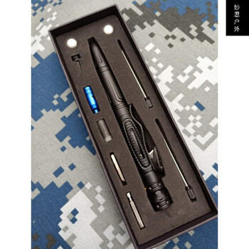 航空铝多功能战术笔防身破窗防卫笔野外求生破窗应急工具军迷求生笔