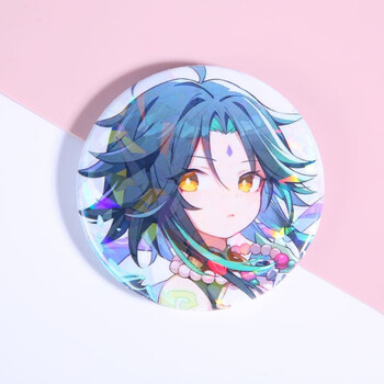 徽章吧唧动漫胸针q版角色温迪胡桃可莉钟离马口铁送朋友礼物定制 凯亚