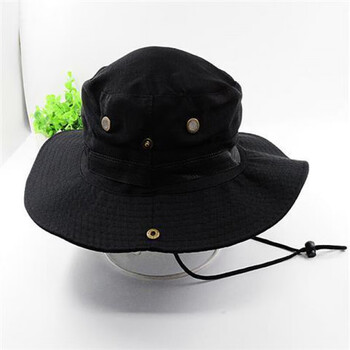 黑泽木新款迷彩圆帽教练帽遮阳帽迷彩大檐帽军训工人圆帽帽男士女士奔