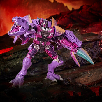 玩具型变形手办生日礼物决战塞伯坦王国领袖级系列 霸王龙威震天f0698