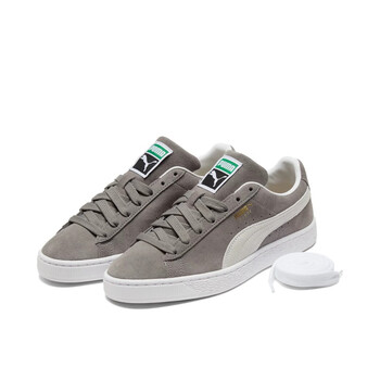 彪马puma女鞋suedexxi黑白经典复古情侣同款休闲低帮运动板鞋男铁灰色