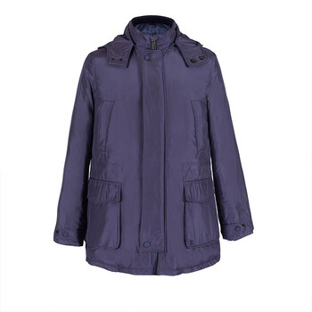 stefano ricci/史蒂芬劳.尼治男装 男士桑蚕丝加厚外套 蓝色 54