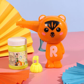 儿童卡通吹泡泡机手动无需电池泡泡枪不漏水带泡泡液抖音同款玩具