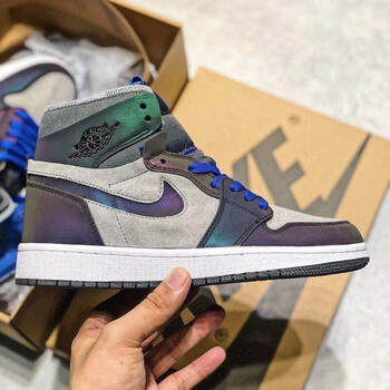 莆田纯原aj高品质aj电玩像素夜光反光男女鞋王一博同款lpl联名高帮鞋