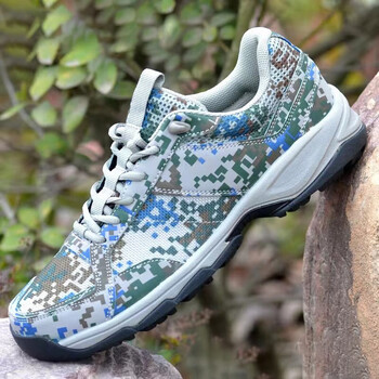 猎阵(liezhen)新式迷彩鞋3514迷彩作训鞋解放鞋5公里拉练运动鞋训练鞋