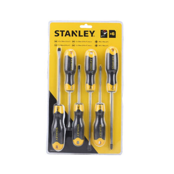 史丹利 (Stanley)订制STHT65242-8-HC 6件套铬钒钢胶柄螺丝批