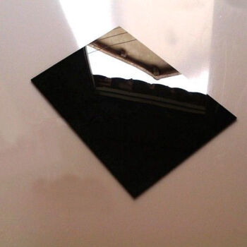 黑色亚克力加工定做 塑料板打孔切割 模板diy 拍摄道具镜面倒影板 3mm