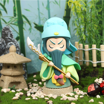 盲盒三国演义诸葛亮曹操刘备玩偶三国杀人物摆件 关羽(拆盒未拆袋)