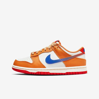 nike 耐克耐克 nike女鞋dunk low白橙蓝 女子复古低帮休闲滑板鞋 dh