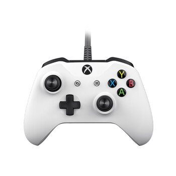 xboxseries手柄ps4pc360电脑震动steam手柄usbxboxones有线通用白色