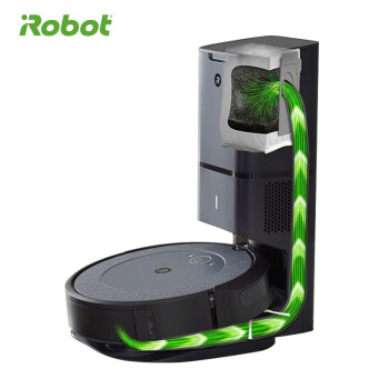 iRobot  智能扫地机器人 自动集尘系统 智能家用全自动扫地吸尘器套装 Roomba i4+