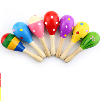 可狄婴幼儿小沙球沙锤适3-10个月宝宝儿童玩具 1个小号沙锤约12cm婴儿