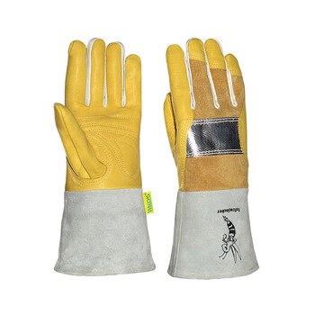 威特仕 10-2788电焊手套牛皮焊工手套烧焊气焊劳保耐磨耐用加厚 10