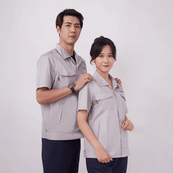 企神 夏季款短袖劳保工作服套装本钢工装耐磨耐穿工人工服gh-21/22 女