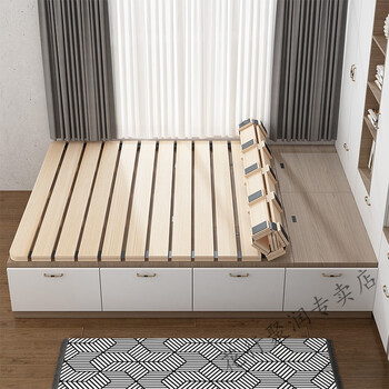 定制床板床板18米15米实木硬床板床垫垫片加厚排骨架床架榻榻米透气1