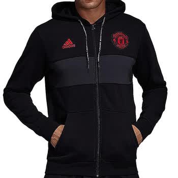 adidas阿迪达斯男装 2019春季新款运动服足球训练跑步休闲透气针织连