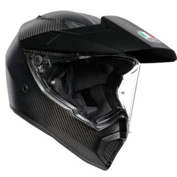 AGV头盔摩托车越野车头盔 碳纤维拉力盔 公路防摔防撞越野盔AGV AX-9 AX-9哑黑碳纤 XL