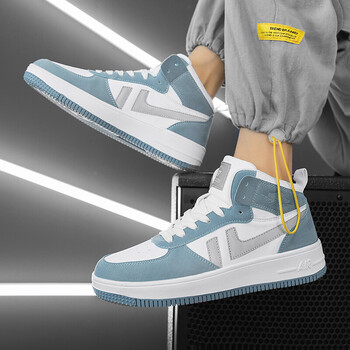 威少库里aj男鞋秋季2021年新款高帮板鞋潮流空军一号跑步学生运动休闲