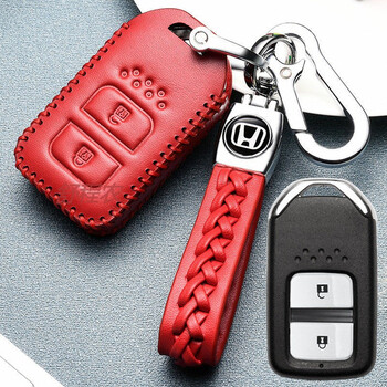 2021款本田xrv钥匙套2020xrv车折叠钥匙包时尚扣一键启动两键a款大红