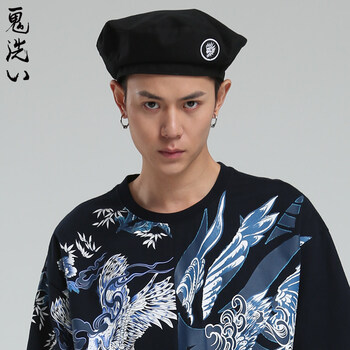 Oniarai鬼洗21新品鬼头logo织标休闲贝雷帽潮牌男女通款帽子21ba409 F 图片价格品牌报价 京东