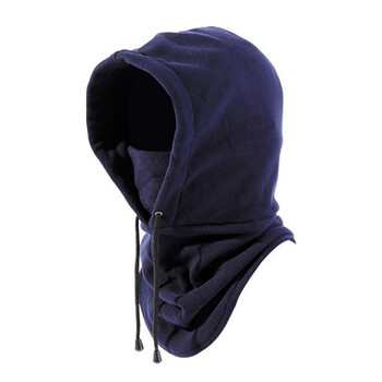 杉沓 帽子男冬季户外骑行帽运动防风帽面罩帽摇粒绒保暖头套多功能