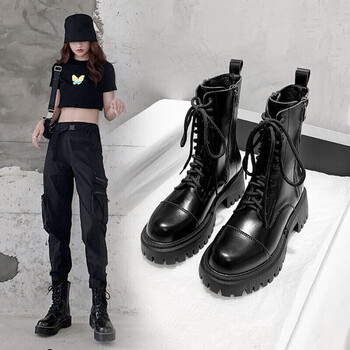 艾斯臣马丁靴 艾斯臣acesc 马丁靴女英伦风女靴厚底侧拉链短靴ins潮机车靴子yaqbw 黑色 9孔防刮版37 行情报价价格 艾斯臣马丁靴 艾斯臣acesc 马丁靴女英伦风女靴厚底侧拉链短靴ins潮机车靴子yaqbw 黑色 9孔防刮版37 行情报价价格