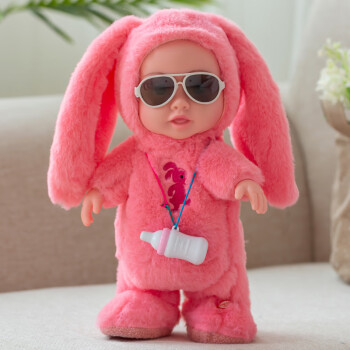 兔子毛绒玩具娃娃女孩学说话玩偶会说话的小布娃娃女童复读公仔女 284